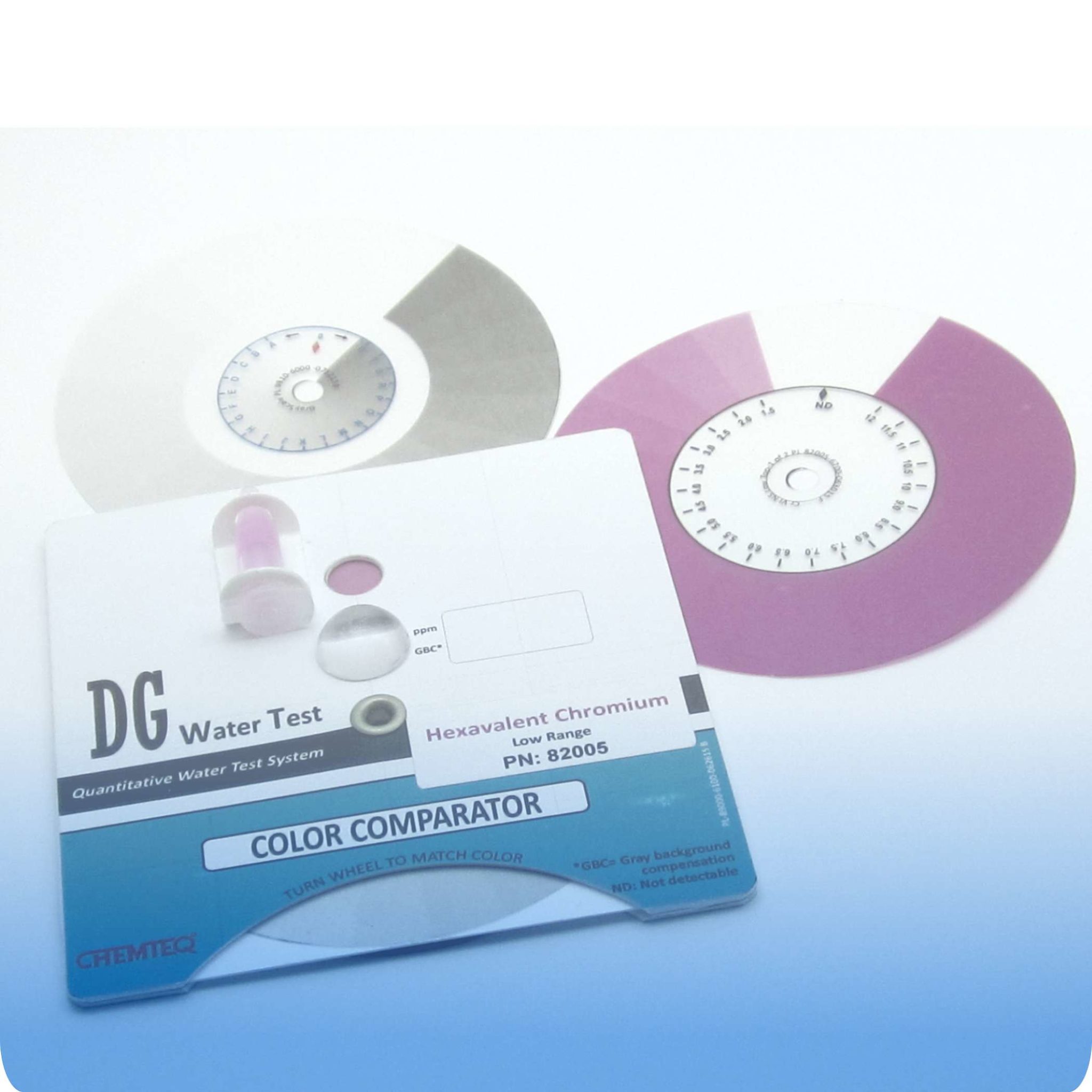 Chemteq Hexavalent Chromium DG Water Test Kits