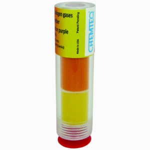Halogens Filter Breakthrough indicator. It indicates the saturation of filters. It is reliable means for protection from exposure to halogens.