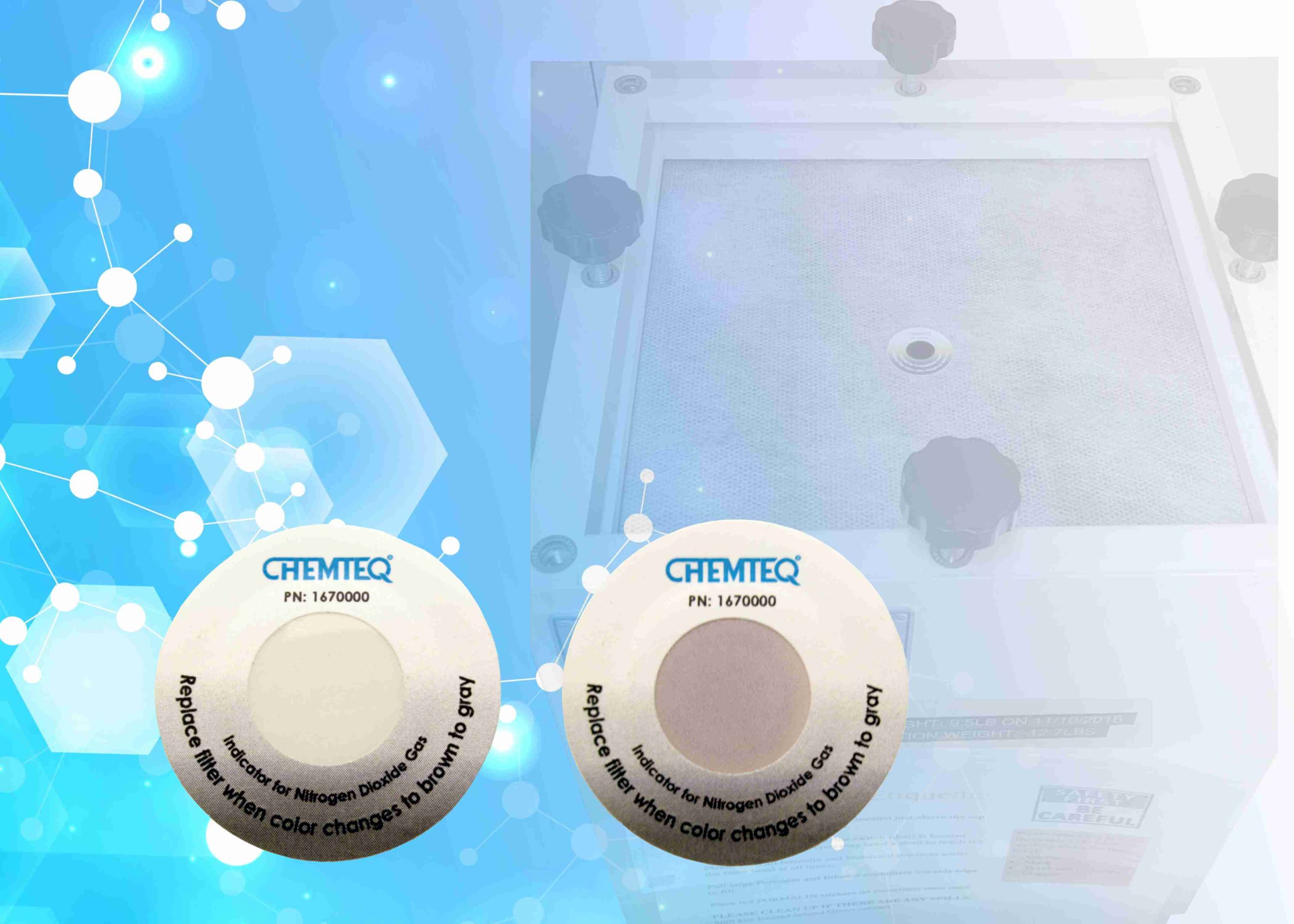 Nitrogen Dioxide Filter BreakthroughIndicator Sticker BTIS