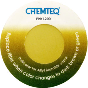 Allyl Bromide Filter Change Indicator Sticker BTIS LFF is filter change indicator sticker for hplc waste container filters