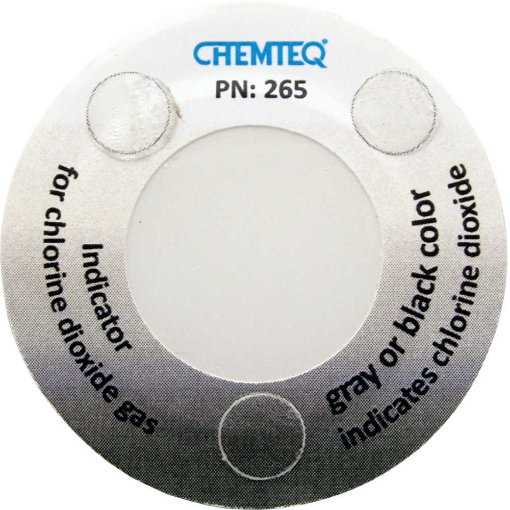 Chlorine Dioxide Indicator Sticker B For use in chemical transport vehicles