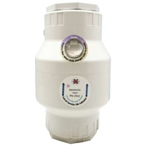 Ammonia Filter with end of service life indicator for chemical processes and reactor vents