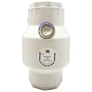 Ammonia Filter with end of service life indicator for chemical processes and reactor vents