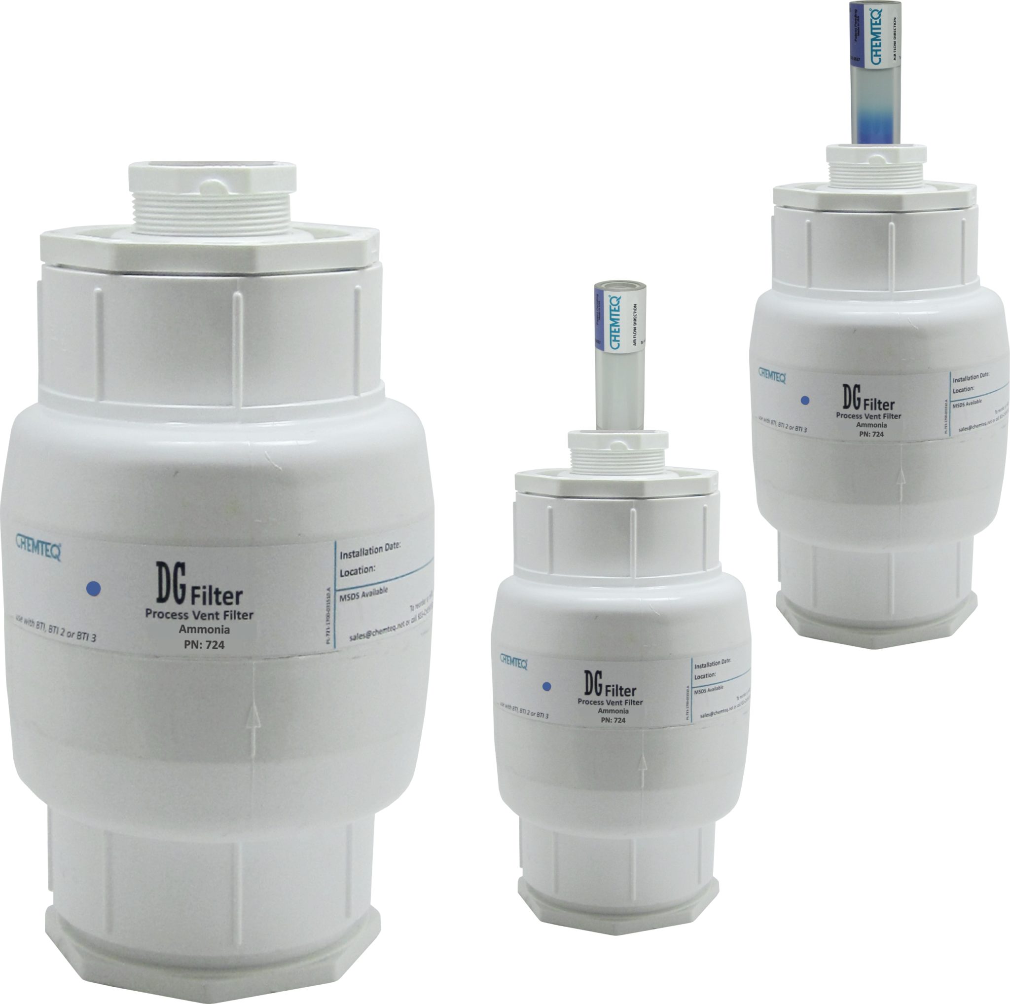 Ammonia DG FILTER724 Chemteq Inc.