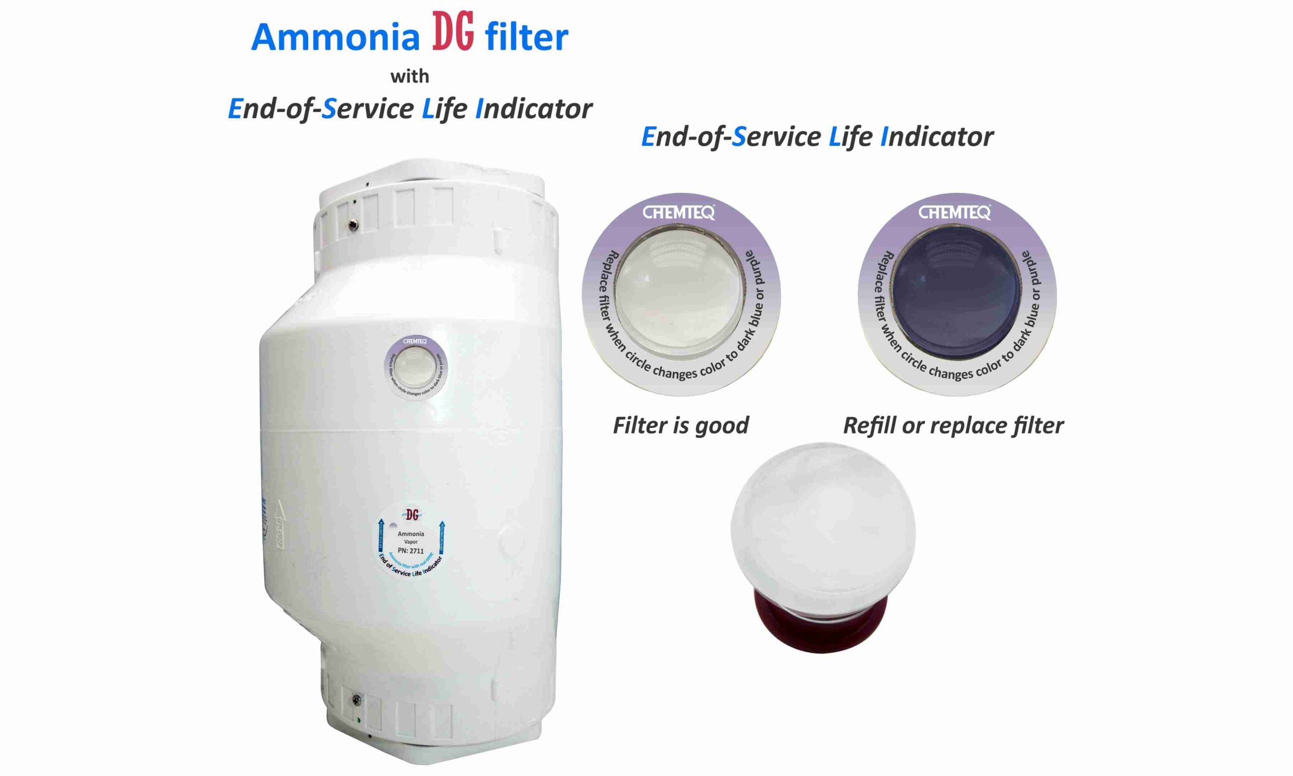 Ammonia DG FILTER-ESLI 2711 for chemical Processes
