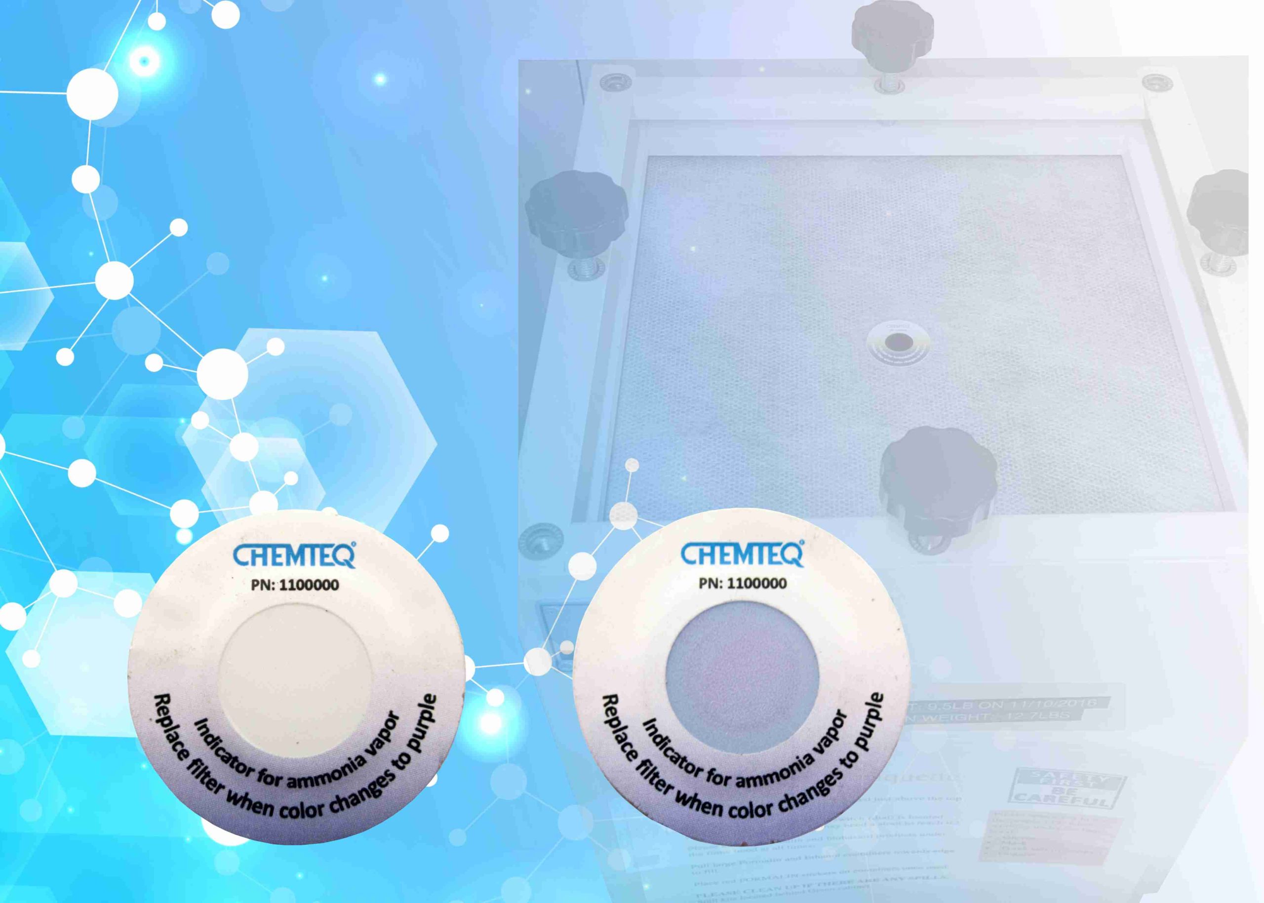 Ammonia Filter Breakthrough-Indicator Sticker – BTIS. Reliable