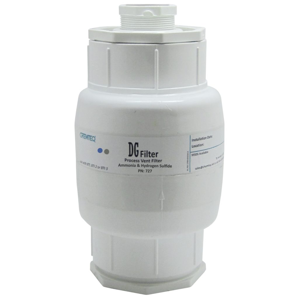 Wastewater Treatment Emission Control of hydrogen sulfide and ammonia