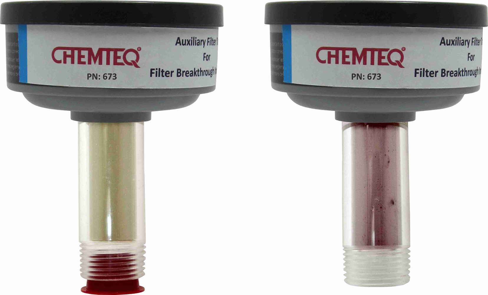 Mercaptans Filter Change Indicator (BTI-AFT) is filter change indicator with auxiliary filter trap designed to provide real time indication of breakthrough of toxins