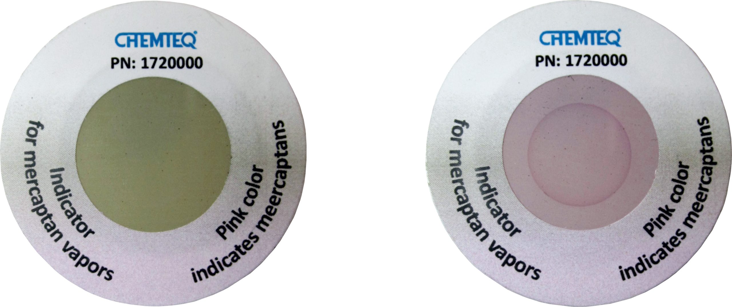Mercaptans Breakthrough Indicator Sticker for Sewer Manhole filters