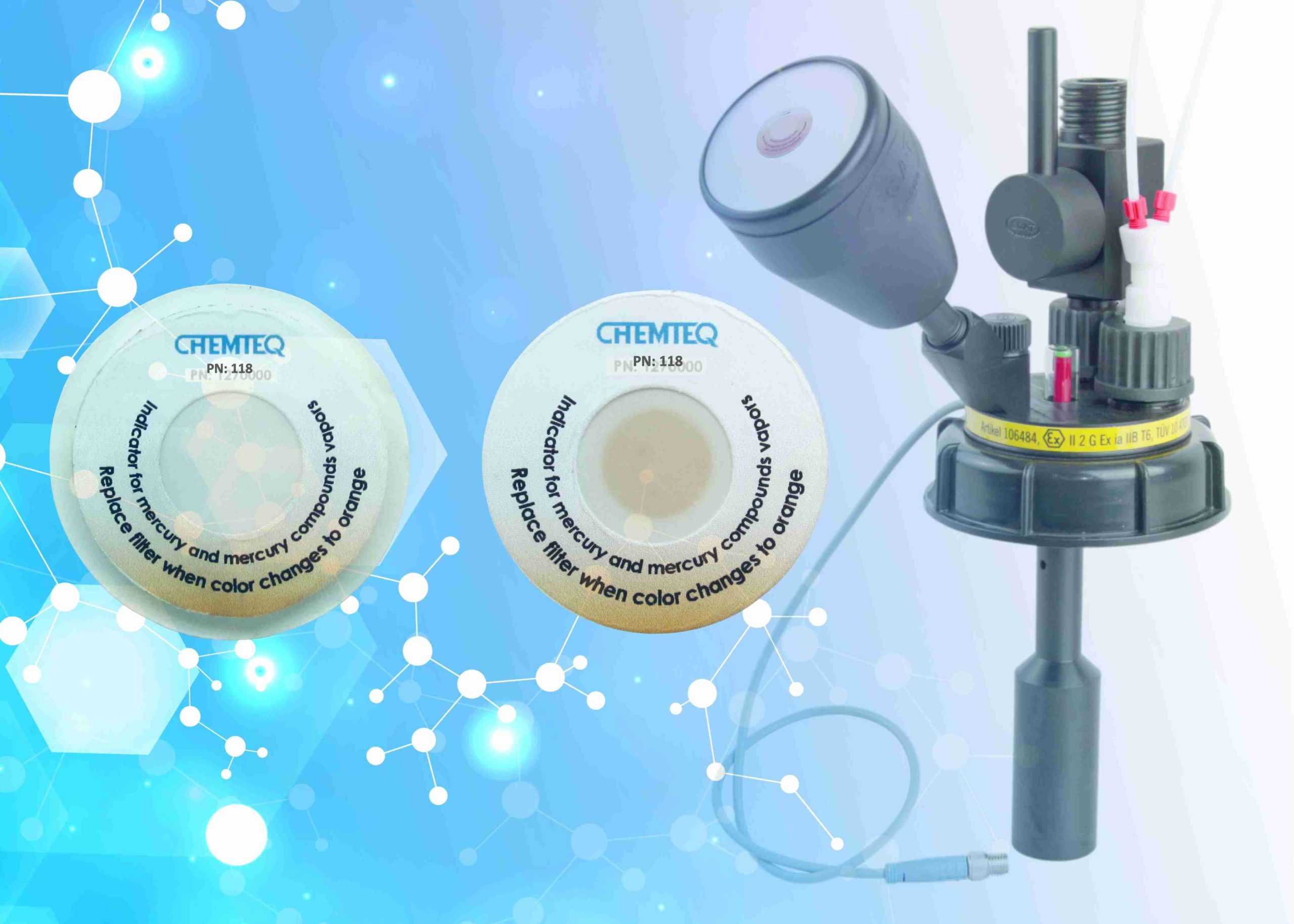 Hplc Sticker Mercury Breakthrough-Indicator Sticker BTIS LFF for hplc low flow filters