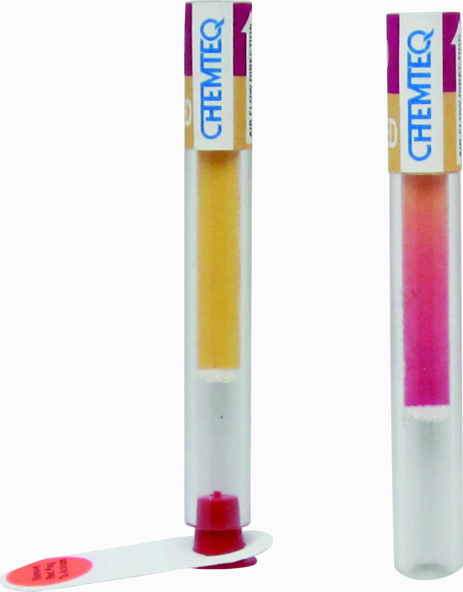 Selected Organic Vapors Filter Change Indicator Low-Flow-Filters. It indicates the saturation and exhaustion of hplc waste container filters.