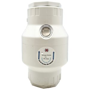 Aerospace applications - emission control. Nitrogen Dioxide DG Filter 2525 with end-of-service life indicator