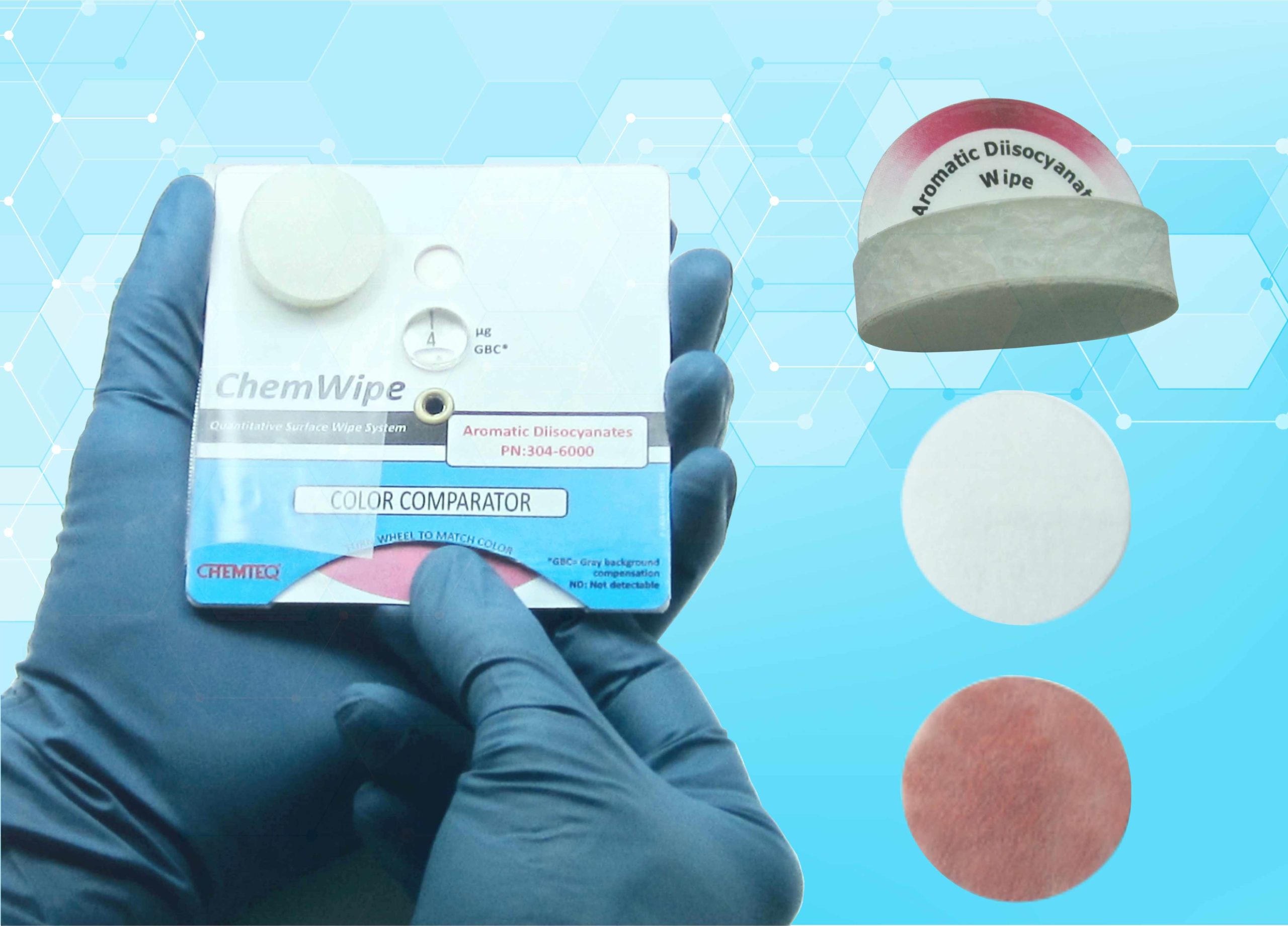 Surface Contamination Testing and quantification ChemWipes