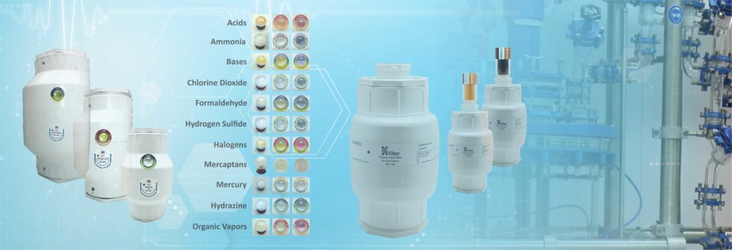 DG Filters with ESLI (End of Service Life Indicators) are efficient with the most available options for maximum emission control for chemical process