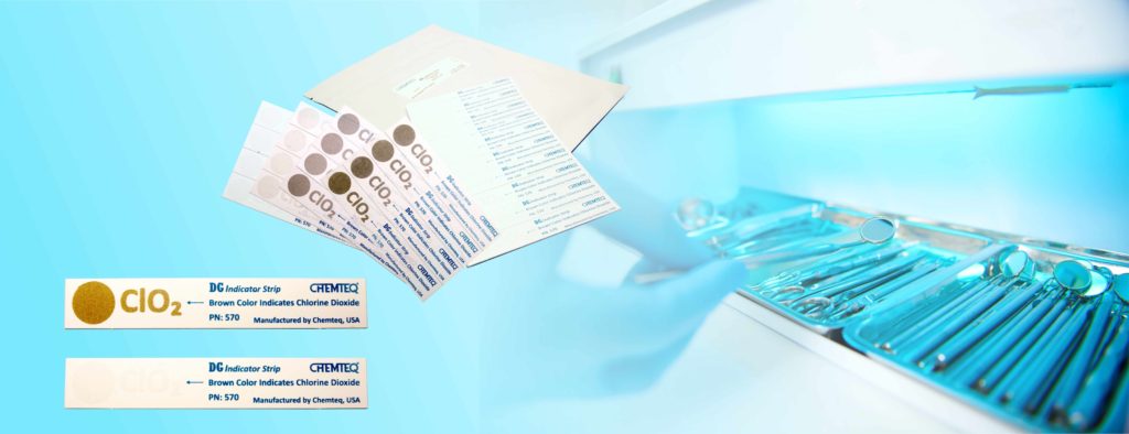 DG Sterilization Strips. Indicate sterilization in real time. Reliable. Place at different locations in sterilization chamber to get representative samples.